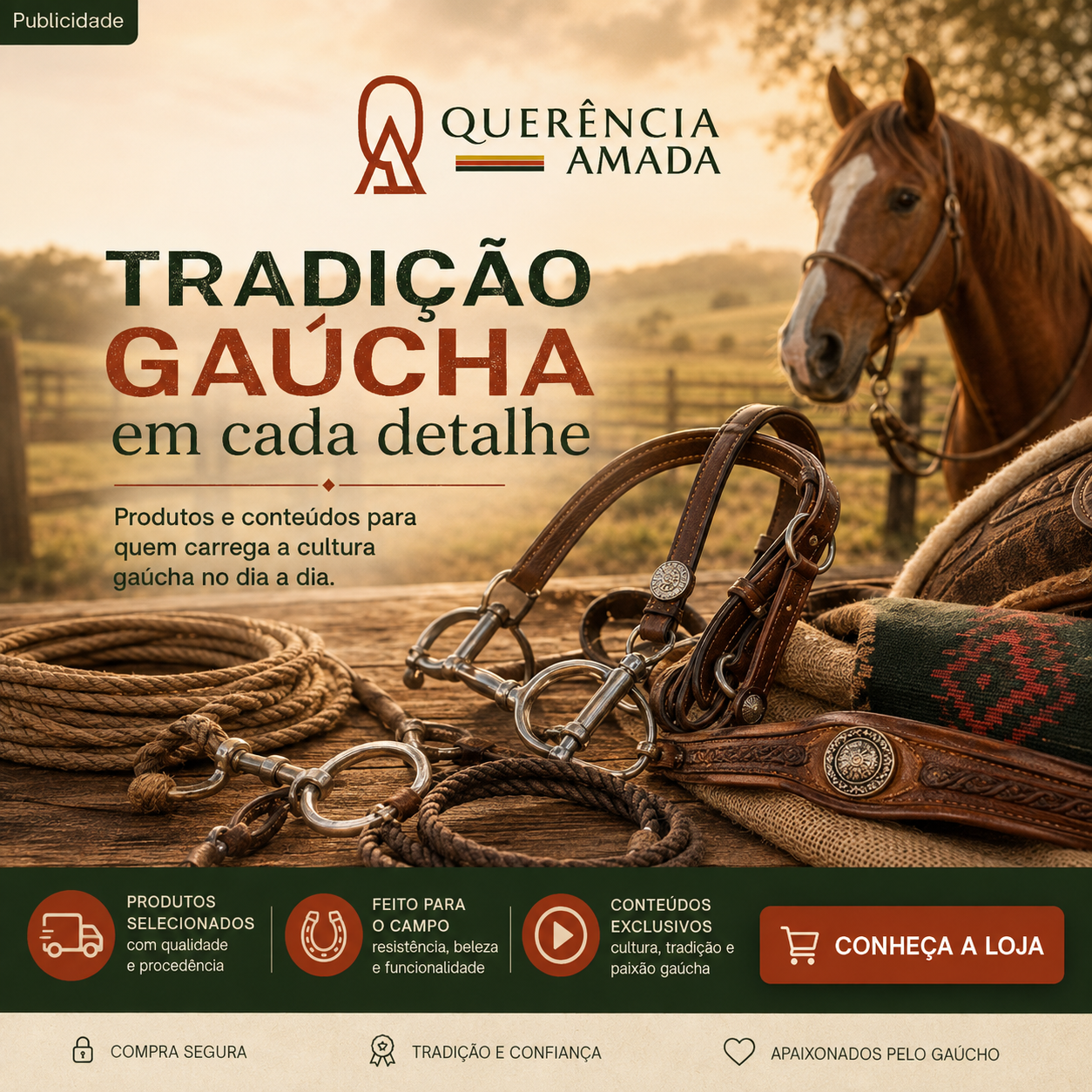 Publicidade Loja Querencia Amada
