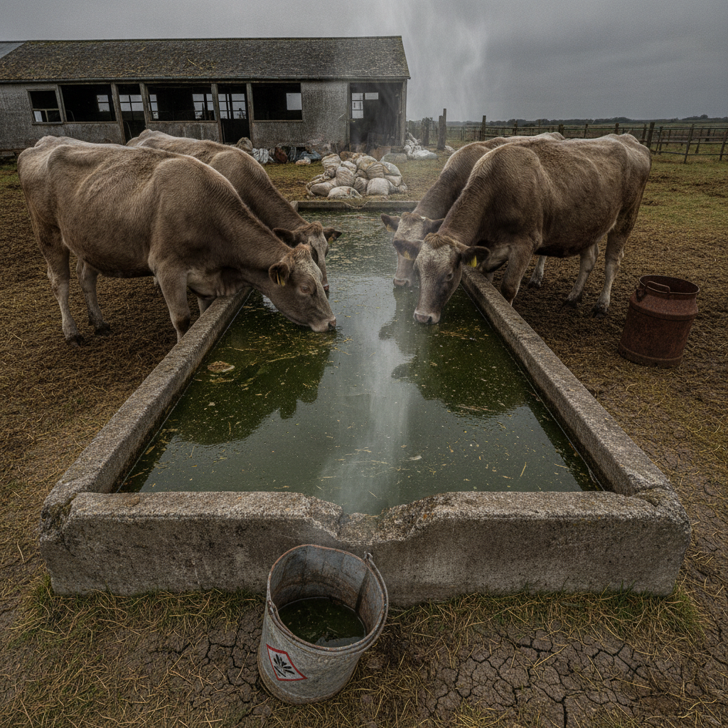 O Veneno Invisível no Cocho: Como a Água Contaminada Está Destruindo a Produção de Leite e Duzentos Reais do Seu Bolso por Dia!