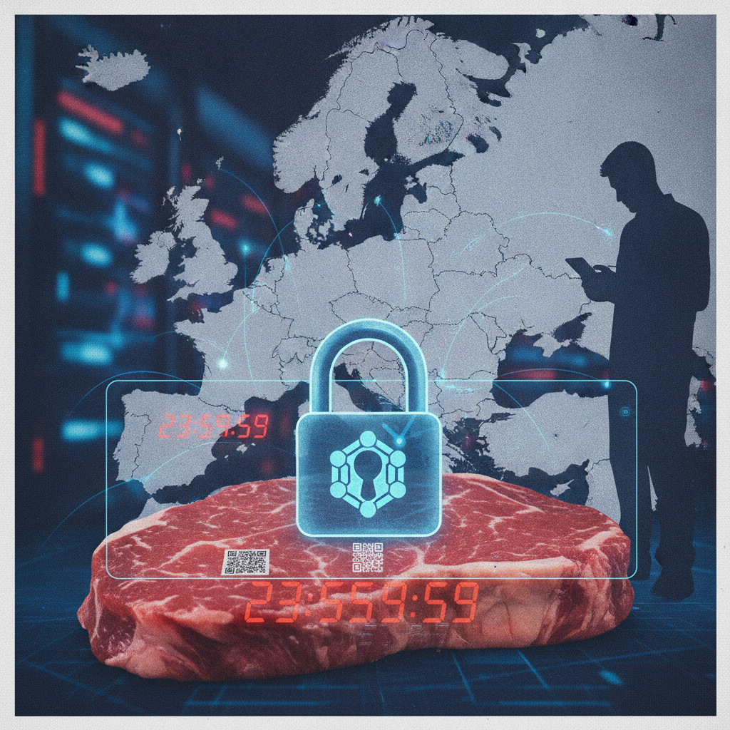 Escândalo na Europa: Nova Lei de Rastreabilidade com Blockchain Pode Banir sua Carne em 24 Horas se Você Ignorar Este Detalhe Urgente!