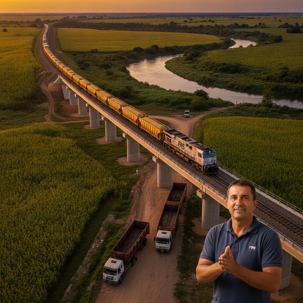 Alerta em Tocantins: Nova Ferrovia Norte-Sul Promete Destruir o Preço do Frete e Salvar o Escoamento de Grãos Antes que Seja Tarde Demais!