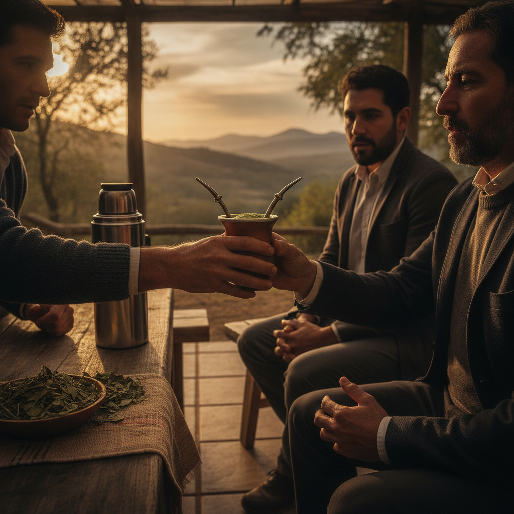 O ritual sagrado do chimarrão: descubra por que mexer na bomba ou falar “obrigado” pode ser uma grave ofensa!